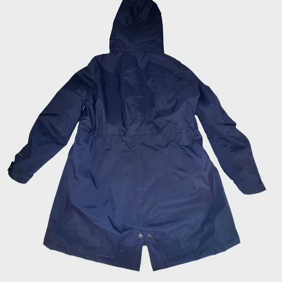 EDDIE BAUER Riley Weathered Insulated Parka Faux Shearling Lined Coat Navy XXL - Picture 8 of 15